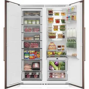 Ca'Lefort 44-Inch Panel Ready Refrigerator and Freezer Set, 2 Units | 10.9 Cu.ft Dual Zone 36-46°F Refrigerator, 9.75 Cu.ft -11°F-7°F Freezer, Reversible Door, Built In/Under Counter for Home Kitchen Ca'Lefort 44-Inch Panel Ready Refrigerator and Freezer Set, 2 Units | 10.9 Cu.ft Dual Zone 36-46°F Refrigerator, 9.75 Cu.ft -11°F-7°F Freezer, Reversible Door, Built In/Under Counter for Home Kitchen
