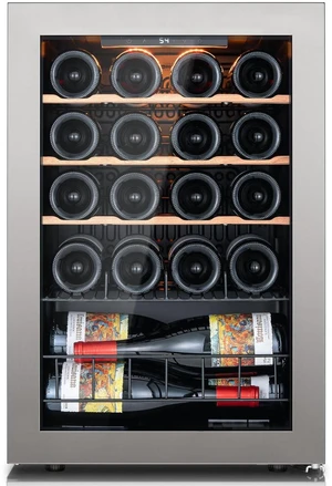 Ca'Lefort 20 Bottle Wine Cooler Refrigerator, 2.2 cu.ft Mini Wine Fridge with Double-Layer Glass Door, 4 Adjustable Shelves, 3 Color LED Lights, 37-65°F Freestanding/Countertop for Home Bar Office Ca'Lefort 20 Bottle Wine Cooler Refrigerator, 2.2 cu.ft Mini Wine Fridge with Double-Layer Glass Door, 4 Adjustable Shelves, 3 Color LED Lights, 37-65°F Freestanding/Countertop for Home Bar Office