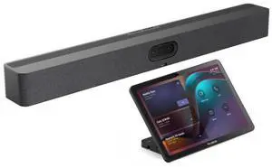Yealink Video Conferencing Collaboration Bar for medium to large rooms; A50 all-in-one Collaboration bar with VCR11 remote control