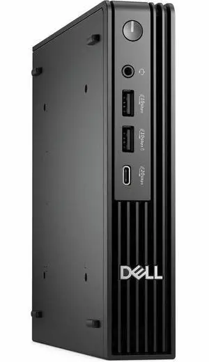 Dell Pro 50M6J QBM1250 Desktop Computer - Intel Core Ultra 7 265 - vPro Technology - 16 GB - 256 GB SSD - Micro PC