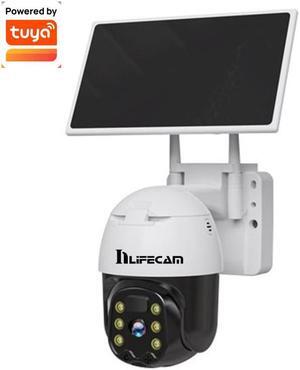 inLifeCam 3.0MP 4G Version Outdoor Pan Tilt PTZ Battery Solar Panels IP Camera  Full Color Night