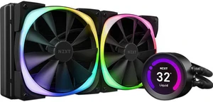 NZXT Kraken Z63 280mm Liquid Cooler with LCD Display LGA 1700 Compatible - Black NZXT Kraken Z63 280mm Liquid Cooler with LCD Display LGA 1700 Compatible - Black