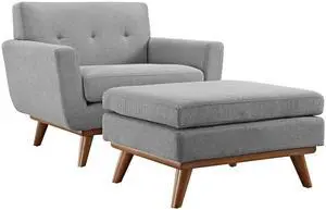 Engage 2 Piece Armchair and Ottoman by Modway