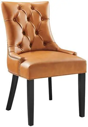 Regent Tufted Vegan Leather Dining Chair by Modway