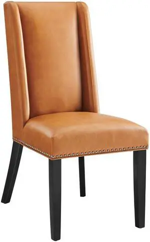 Baron Vegan Leather Dining Chair by Modway