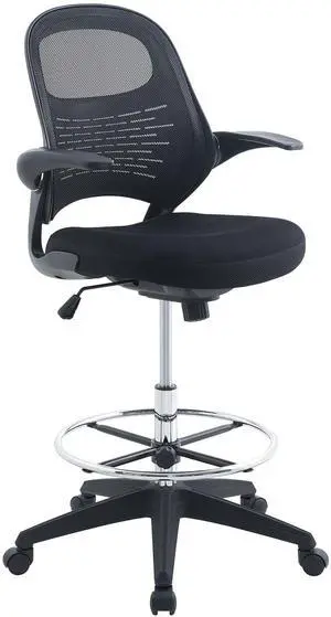 Stealth Drafting Chair - Black
