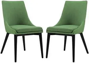 Viscount Fabric Dining Side Chair Set of 2 by Modway