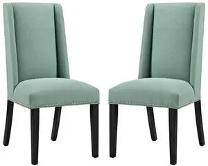 Baron Fabric Dining Chair Set of 2 by Modway