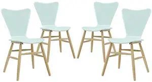 Cascade Dining Chair Set of 4 - Light Blue