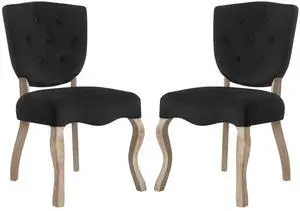 Array Dining Side Chair Set of 2 - Black