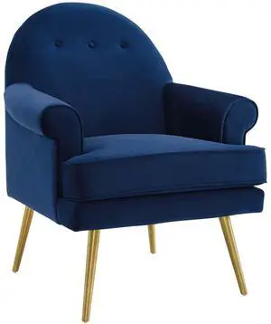 Revive Tufted Button Accent Performance Velvet Armchair by Modway