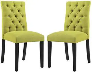 Duchess Fabric Dining Chair Set of 2 by Modway