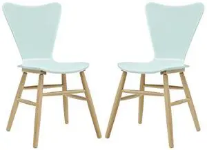 Cascade Dining Chair Set of 2 - Light Blue