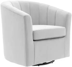 Prospect Performance Velvet Swivel Armchair by Modway