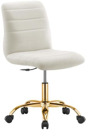 Ripple Armless Performance Velvet Office Chair by Modway