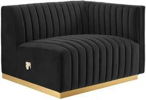 Conjure Channel Tufted Performance Velvet Right-Arm Chair by Modway