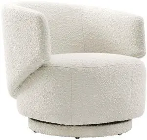 Celestia Boucle Fabric Swivel Chair by Modway