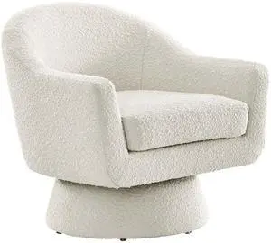 Astral Boucle Fabric Swivel Chair by Modway