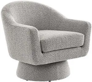 Astral Boucle Fabric Swivel Chair by Modway