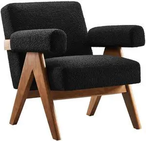 Lyra Boucle Fabric Armchair by Modway