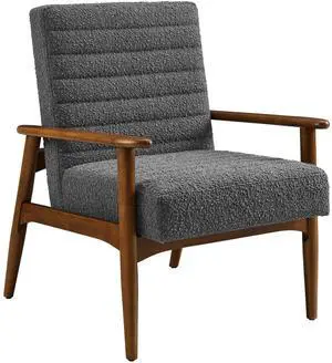 Jensen Boucle Fabric Accent Chair by Modway