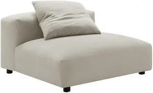 Solace Modular Upholstered Fabric Armless Chair by Modway