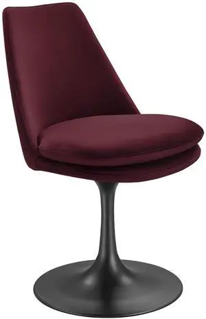 Lippa Swivel Dining Performance Velvet Side Chair by Modway
