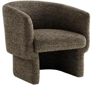 Muse Boucle Fabric Barrel Accent Chair by Modway