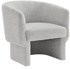 Muse Boucle Fabric Barrel Accent Chair by Modway