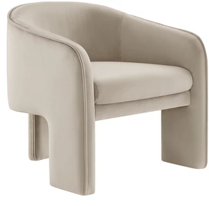 Greer Performance Velvet Upholstered Accent Armchair by Modway Greer Performance Velvet Upholstered Accent Armchair by Modway