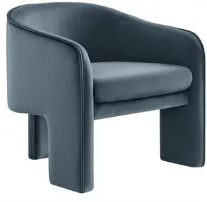 Greer Performance Velvet Upholstered Accent Armchair by Modway Greer Performance Velvet Upholstered Accent Armchair by Modway