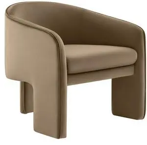 Greer Performance Velvet Upholstered Accent Armchair by Modway