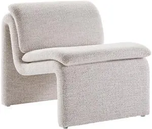Dune Boucle Upholstered Armless Accent Chair by Modway