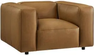 Auren Upholstered Vegan Leather Modular Armchair by Modway