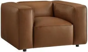 Auren Upholstered Vegan Leather Modular Armchair by Modway