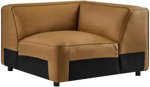 Auren Upholstered Vegan Leather Modular Corner Chair by Modway