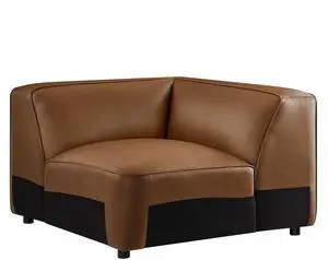 Auren Upholstered Vegan Leather Modular Corner Chair by Modway