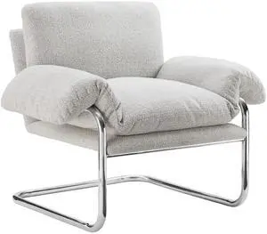 Ansel Boucle Fabric Accent Chair by Modway