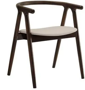Henry Vegan Leather and Wood Dining Chair by Modway