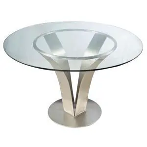 Armen Living Bravo Contemporary Dining Table, Multi, 39X63X30 Armen Living Bravo Contemporary Dining Table, Multi, 39X63X30