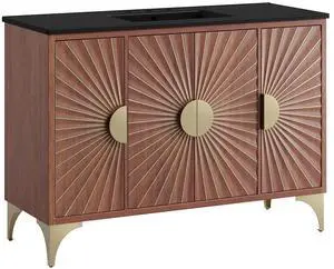 Daylight 48" Bathroom Vanity Black Walnut EEI-6304-BLK-WAL Daylight 48" Bathroom Vanity Black Walnut EEI-6304-BLK-WAL