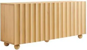 Sorren 72 Inch Scalloped Wood 4-Door Sideboard by Modway Sorren 72 Inch Scalloped Wood 4-Door Sideboard by Modway
