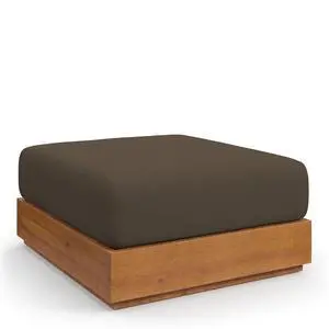 Tahoe Outdoor Patio Acacia Wood Ottoman by Modway Tahoe Outdoor Patio Acacia Wood Ottoman by Modway
