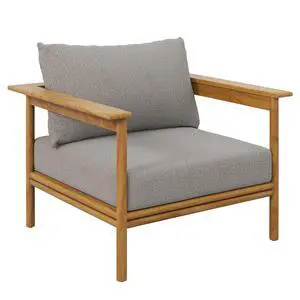 Wren Outdoor Patio Teak Wood Armchair by Modway Wren Outdoor Patio Teak Wood Armchair by Modway