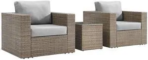 Convene 3-Piece Outdoor Patio Furniture Set by Modway Convene 3-Piece Outdoor Patio Furniture Set by Modway