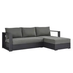 Tahoe 2-Piece Outdoor Patio Powder-Coated Aluminum Right-Facing Chaise Sectional Sofa Set by Modway Tahoe 2-Piece Outdoor Patio Powder-Coated Aluminum Right-Facing Chaise Sectional Sofa Set by Modway