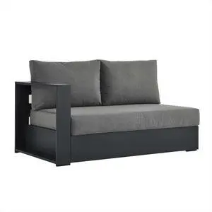Tahoe Outdoor Patio Powder-Coated Aluminum Modular Left-Facing Loveseat by Modway Tahoe Outdoor Patio Powder-Coated Aluminum Modular Left-Facing Loveseat by Modway