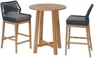 Wellspring 3-Piece Outdoor Patio Teak Wood Bar Set by Modway Wellspring 3-Piece Outdoor Patio Teak Wood Bar Set by Modway