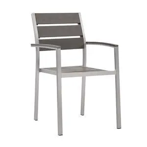 Shore Outdoor Patio Aluminum Dining Armchair and Bar Stool Set of 2 Shore Outdoor Patio Aluminum Dining Armchair and Bar Stool Set of 2