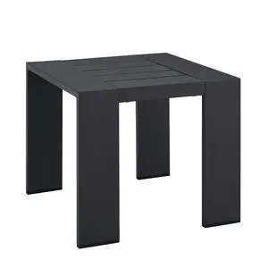 Tahoe Outdoor Patio Powder-Coated Aluminum End Table Tahoe Outdoor Patio Powder-Coated Aluminum End Table